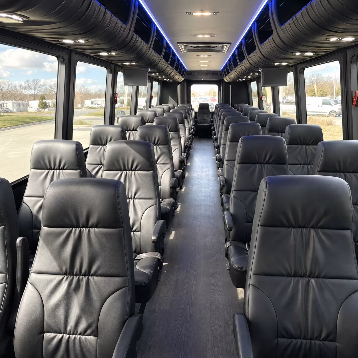 grand forks corporate event transportation onboard seating