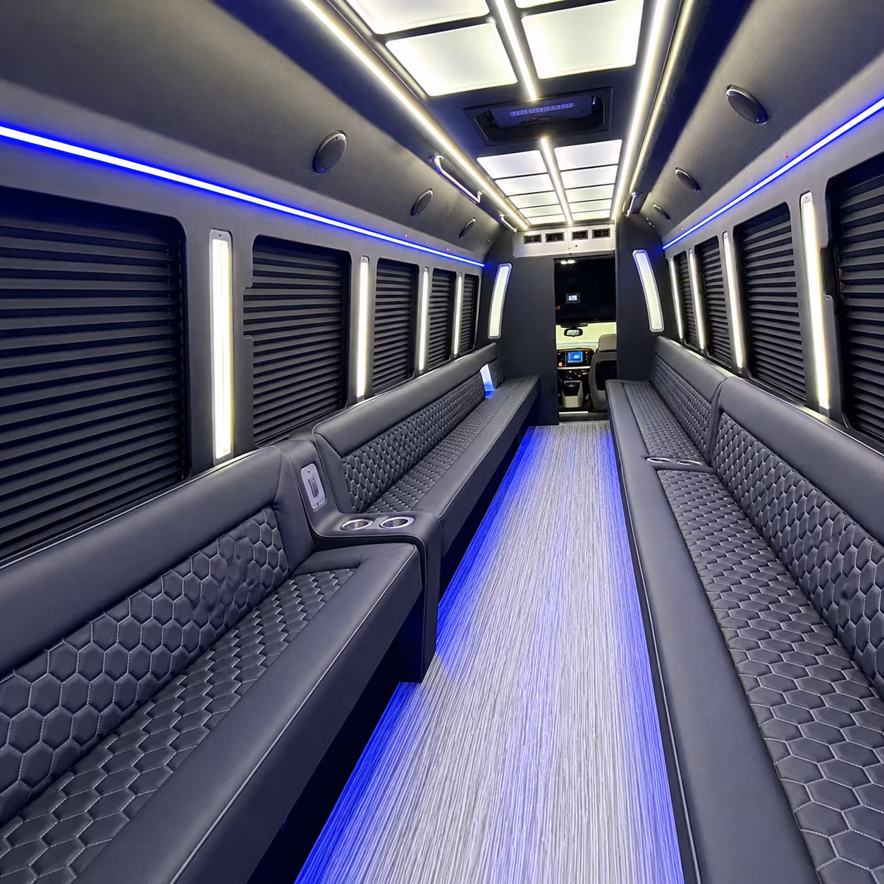 grand forks party bus rental interior