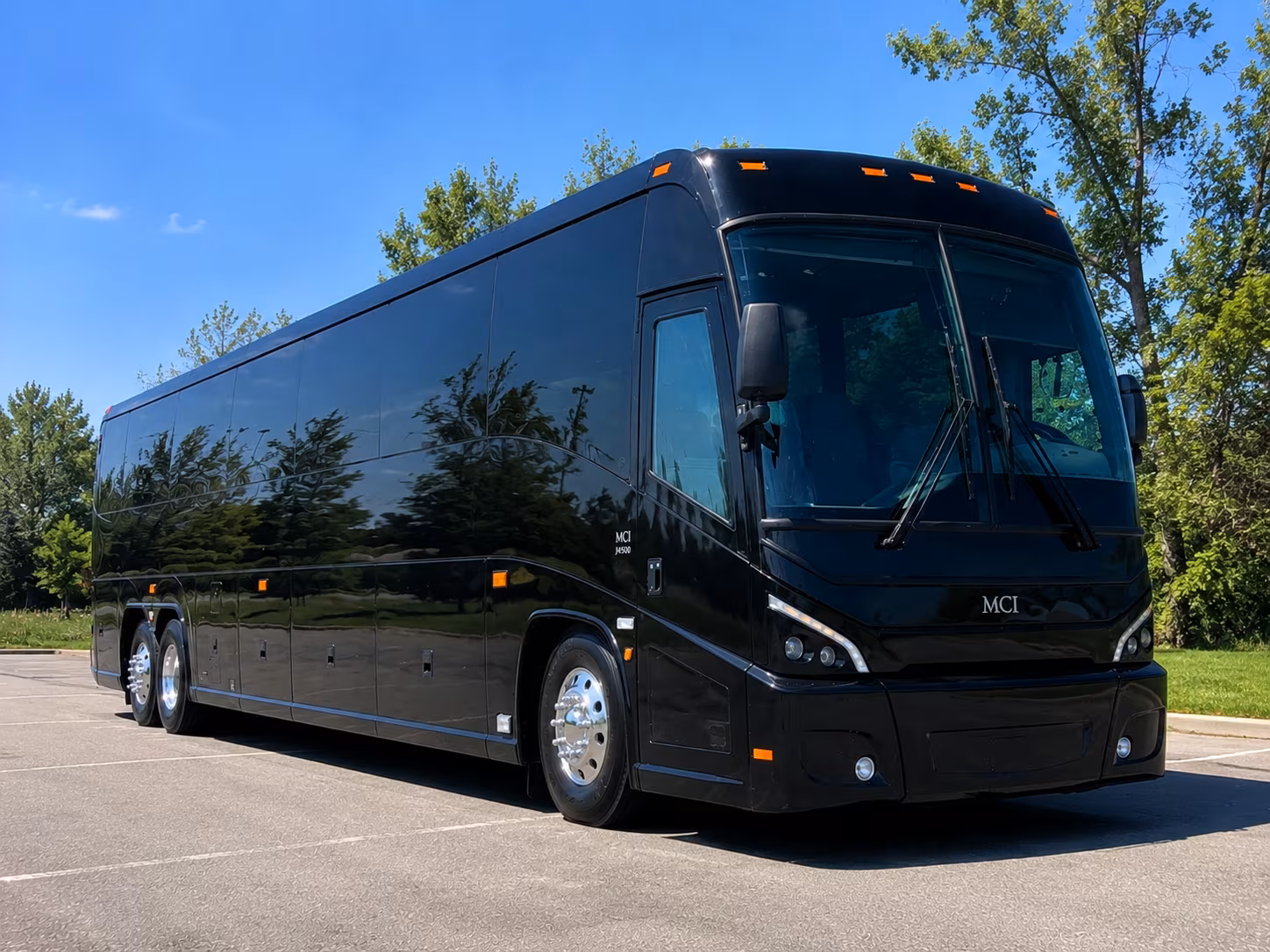 omaha charter bus interior