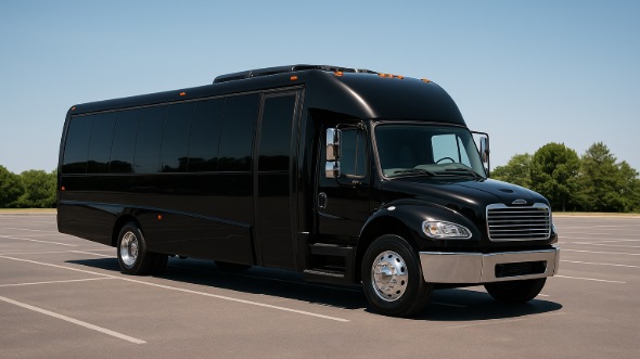 Exterior of Charter Bus Company Grand Forks's 18 Passenger Minibus in Grand Forks
