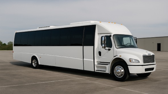 Exterior of Charter Bus Company Grand Forks's 30 Passenger Minibus in Grand Forks