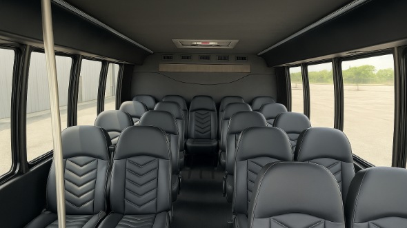 grand forks 18 passenger minibus inside