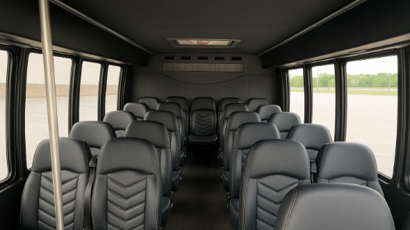 grand forks 28 passenger minibus inside