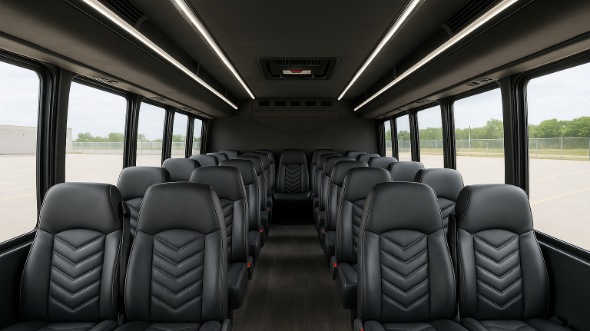 grand forks 35 passenger minibus inside