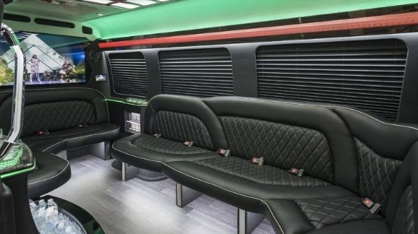 grand forks sprinter limo rental interior