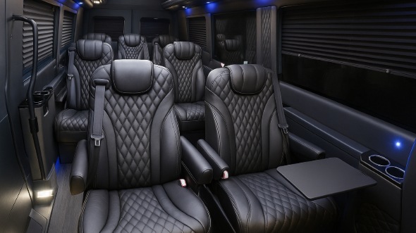 grand forks sprinter van with driver interior