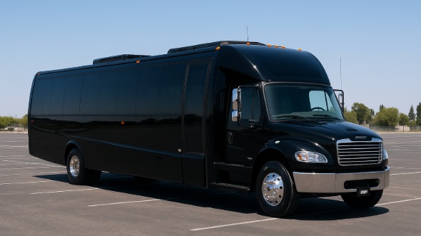 Exterior of Charter Bus Company Grand Forks's Party Bus in Grand Forks